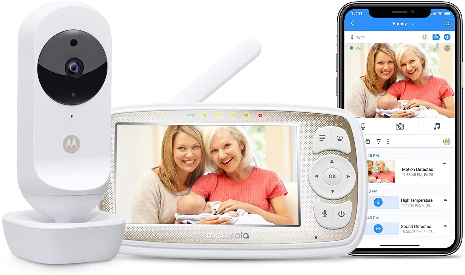 motorola VM20 CONNECT 4.3 WiFi Video Baby Monitor User Guide