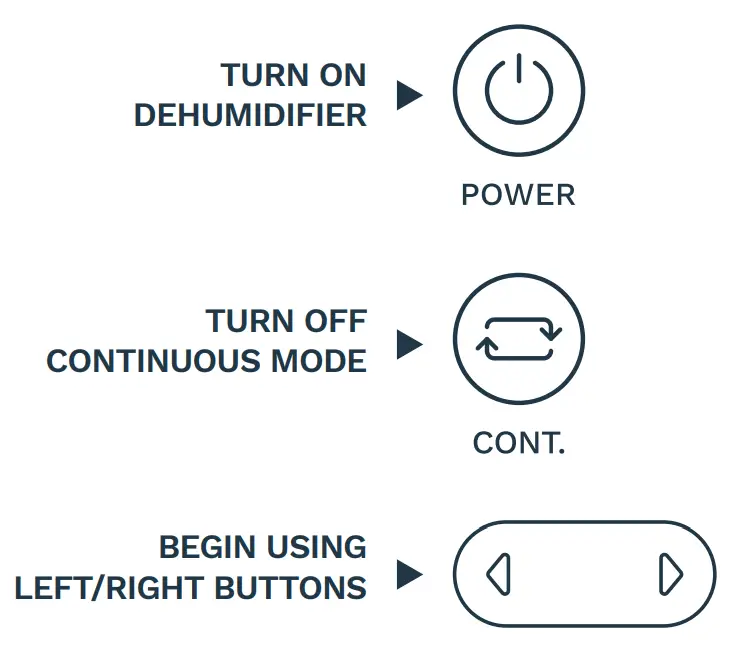 hOmeLabs Dehumidifier - botton