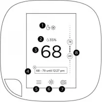 ecobee-thermostat-manual-Home-Screen