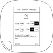 ecobee-thermostat-manual-Adjusting-Comfort-Settings