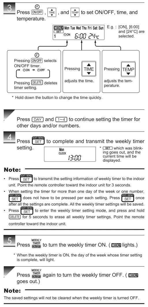 Mitsubishi-Electric-Split-Type-Air-Conditioners-Setting-the-weekly-time-2