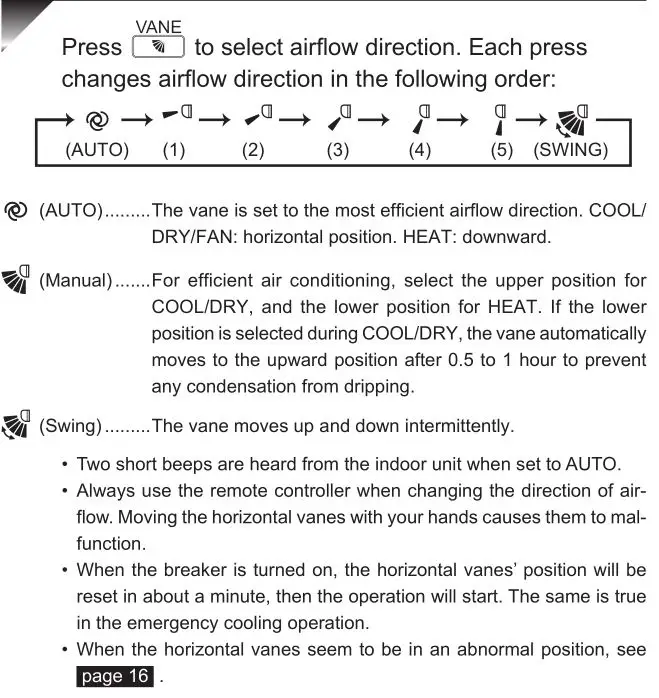 Mitsubishi-Electric-Split-Type-Air-Conditioners - Up-down-Airflow-direction