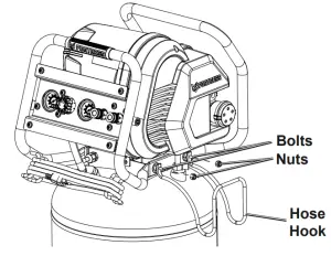 HARBOR FREIGHT 57254 27 Gallon Oil Free Portable Vertical Auto Air Compressor - FIGURE 4