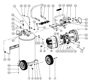 HARBOR FREIGHT 57254 27 Gallon Oil Free Portable Vertical Auto Air Compressor - FIGURE 8