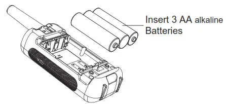 onn 100068731 16 Mile 22 Channel Walkie Talkie- polarity