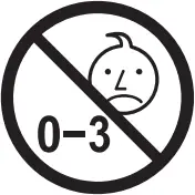 RETEVIS RB29 - 0-3 children Prohobited