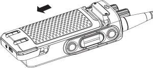 RETEVIS RB29 - Remove the battery