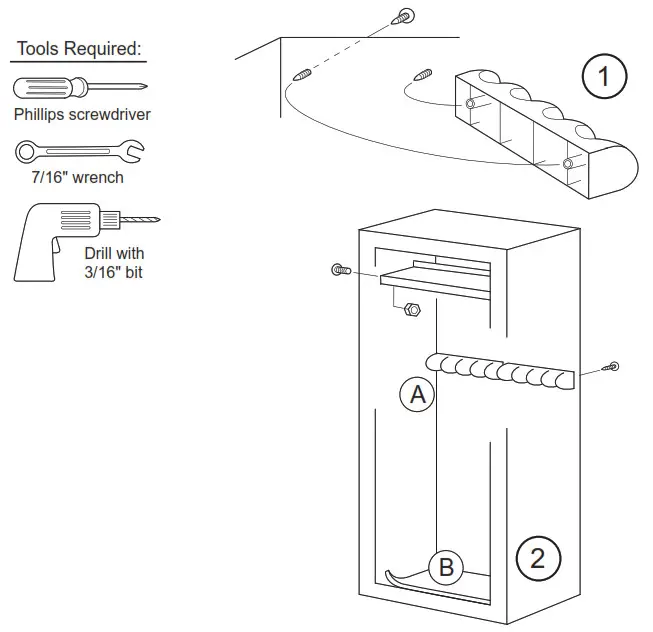 SECURITY PLUS STACK-ON Home Security Cabinet