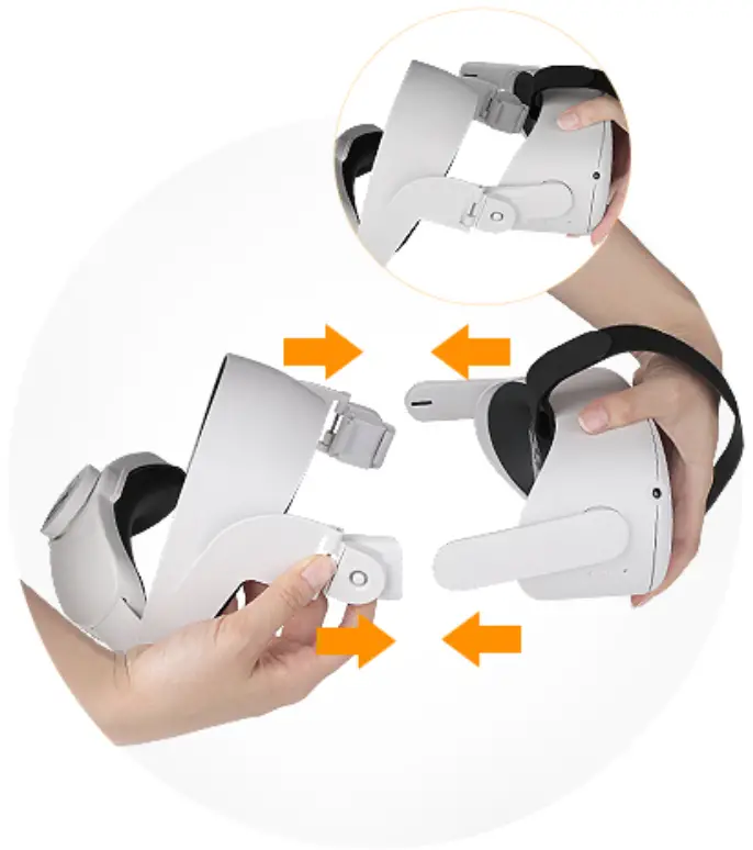 iovroigo TRY659 Halo Strap for Oculus Quest 2 - adjust langust
