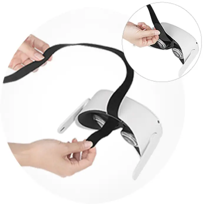 iovroigo TRY659 Halo Strap for Oculus Quest 2 - said bald