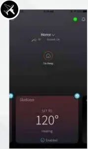 Set Vacation or Away Mode Interface