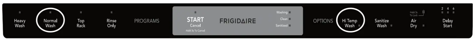 FRIGIDAIRE Dishwasher - Drying Tip