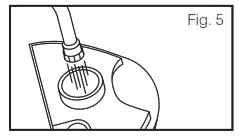 Homedics RCOB-865103 Cool Mist Ultrasonic Humidifier - Fill the water tank with clean