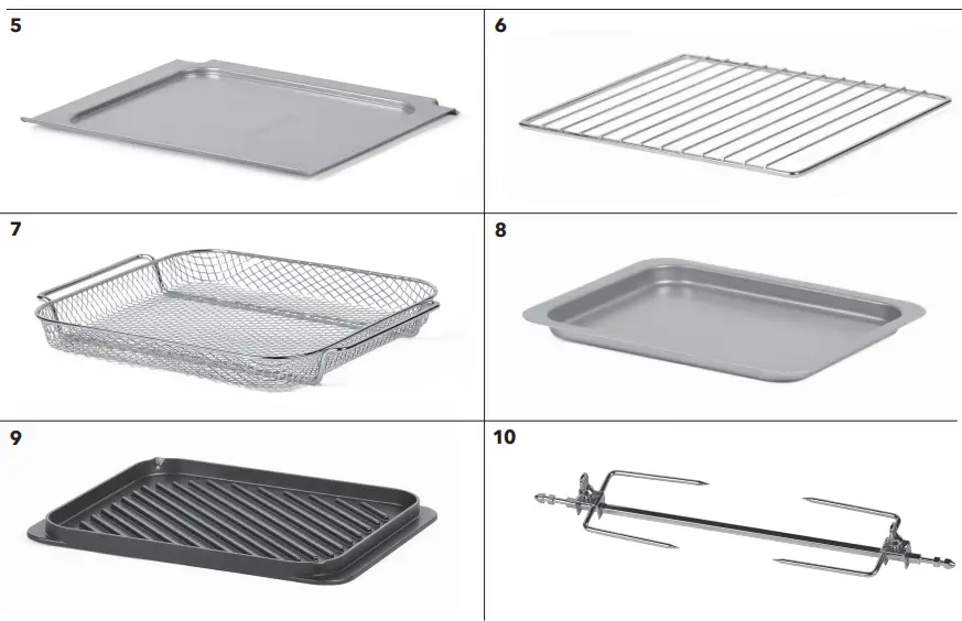 PowerXL B-AFO-002G Air Fryer Grill-Parts & Accessories2