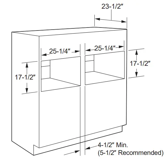 GE Profile CSB9120 Advantium 120V Built In SpeedCook and 120V Built In Convection Ovens - Installation 1