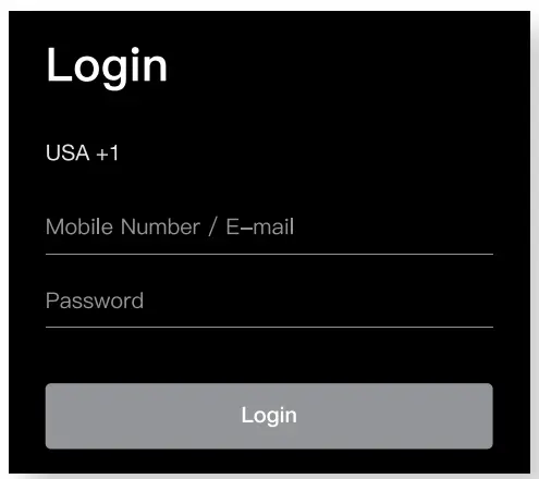 MERKURY Smart Wi fi Camera - Log in to the App