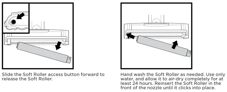 Shark Rotator Lift-Away - CLEANING THE SOFT ROLLER