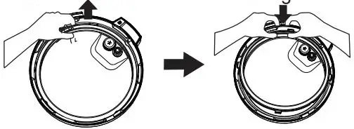 anko Electric Pressure Cooker MY-CS6002WP1 User Manual - Remove and lnstall the Sealing Ring