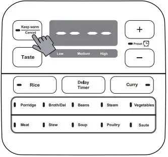 anko Electric Pressure Cooker MY-CS6002WP1 User Manual - To serve the food