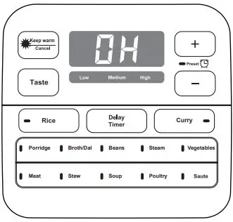 anko Electric Pressure Cooker MY-CS6002WP1 User Manual - When the cooking program finishes