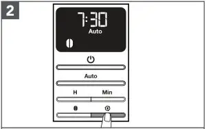 USING THE PREVIOUSLY PROGRAMMED AUTO SET TIME