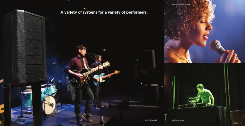 Bose Professional PA Systems - A variety of systems for a variety of perform