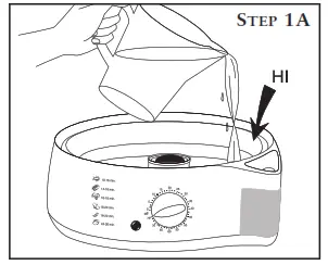 Oster Food Steamer - FILLING WATER RESERVOIR