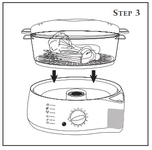 Oster Food Steamer - UPPER OR LOWER STEAMING BOWLS