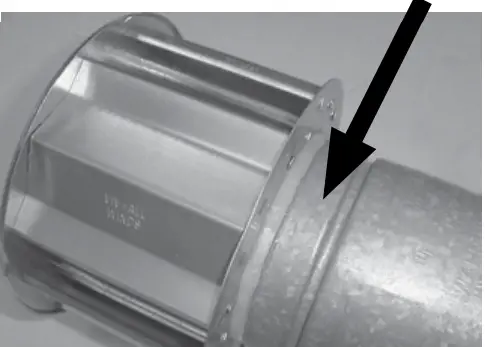 REZNOR UDX Power Vented Gas Fired Unit Heater Low Static Axial Fan - components5