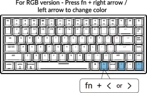 Keychron-K2-Bluetooth-Mechanical-Keyboard-change-color