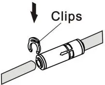 FIG 13 Re-attaching the fridge doors