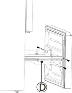 FIG 17 Disassembling the freezer door