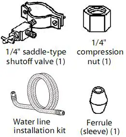 FIG 20 Connecting the water supply