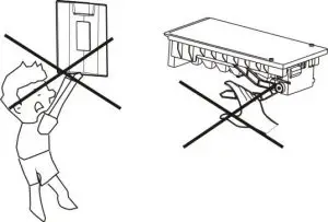FIG 47 Do not allow your children