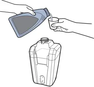 diagramBissell 2806 Filling Clean Water Tank