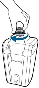 Bissell 2806 Filling Clean Water Tank