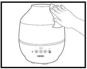 FIG 16 TO CLEAN THE SURFACE