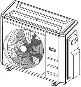 SHARP Air Conditioner - Outdoor unit