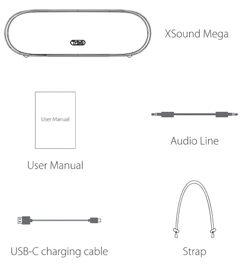 Tribit BTS35 XSound Mega Portable Wireless Speaker - box