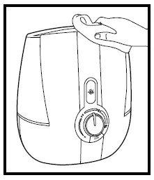 Homedics UHE-CM65 Total Comfort Humidifier Instruction Manual and Warranty Information