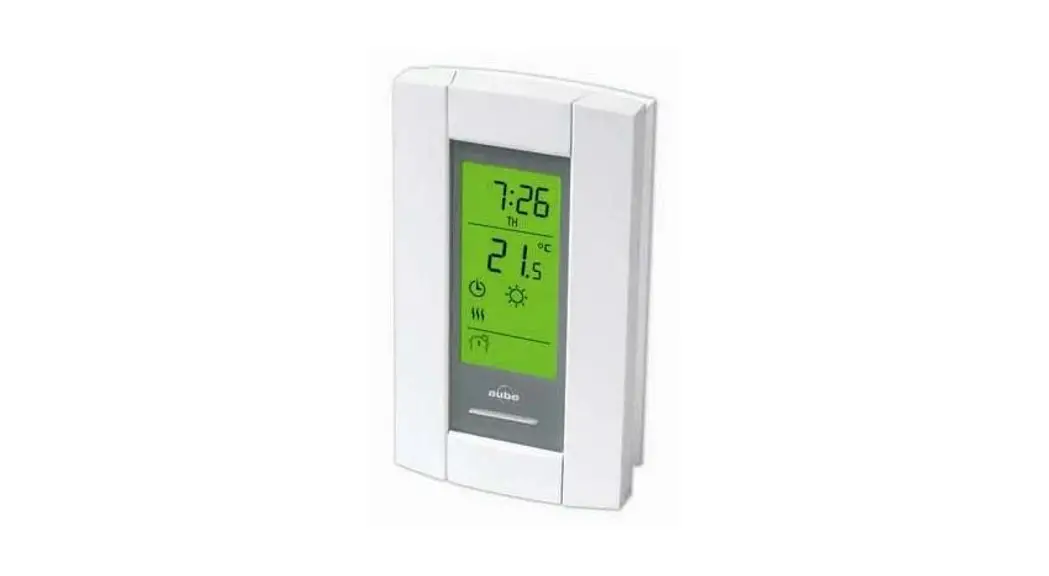 aube TH115-A-120S/U Single Pole Programmable Thermostat Owner's Manual - Manualsee