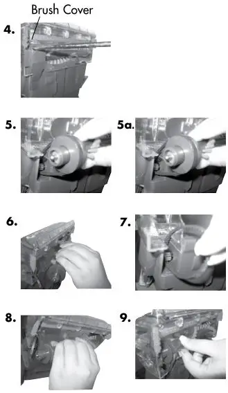 Bissell 76R9 Series Powerforce Powerbrush - To install the replacement brush belt