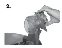 Bissell 76R9 Series Powerforce Powerbrush - attach the hard floor tool