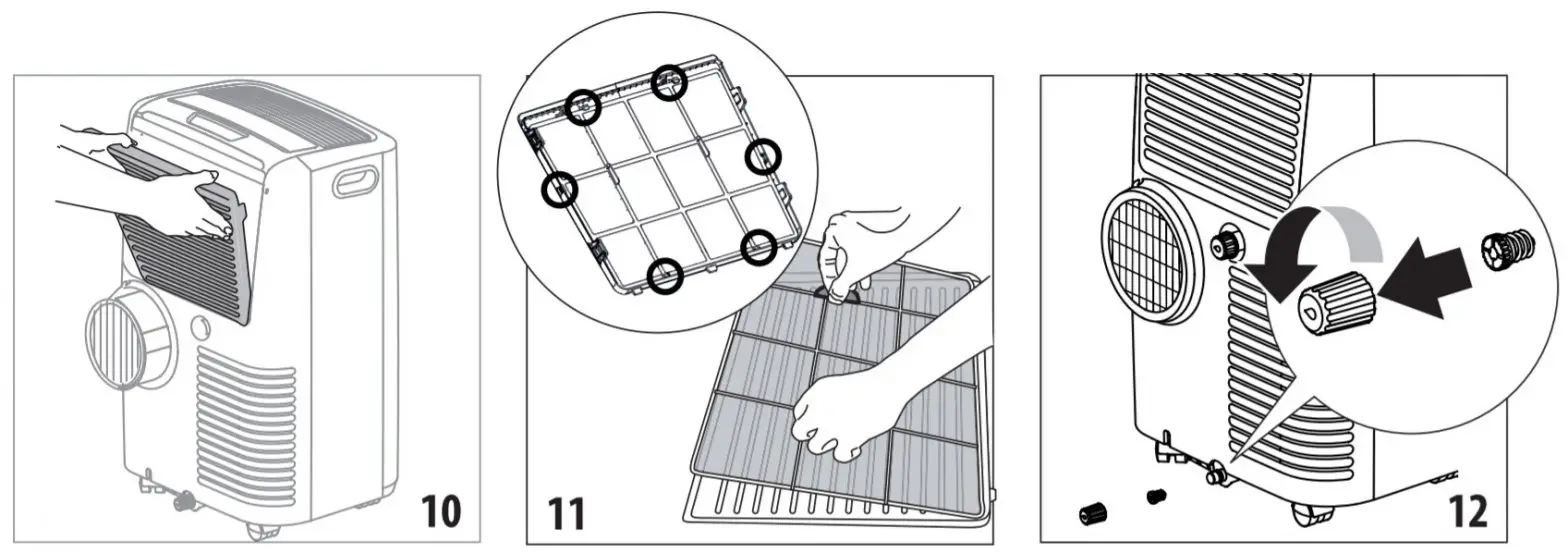 Delonghi EL376 550 sq ft Portable Air Conditioner - fig10