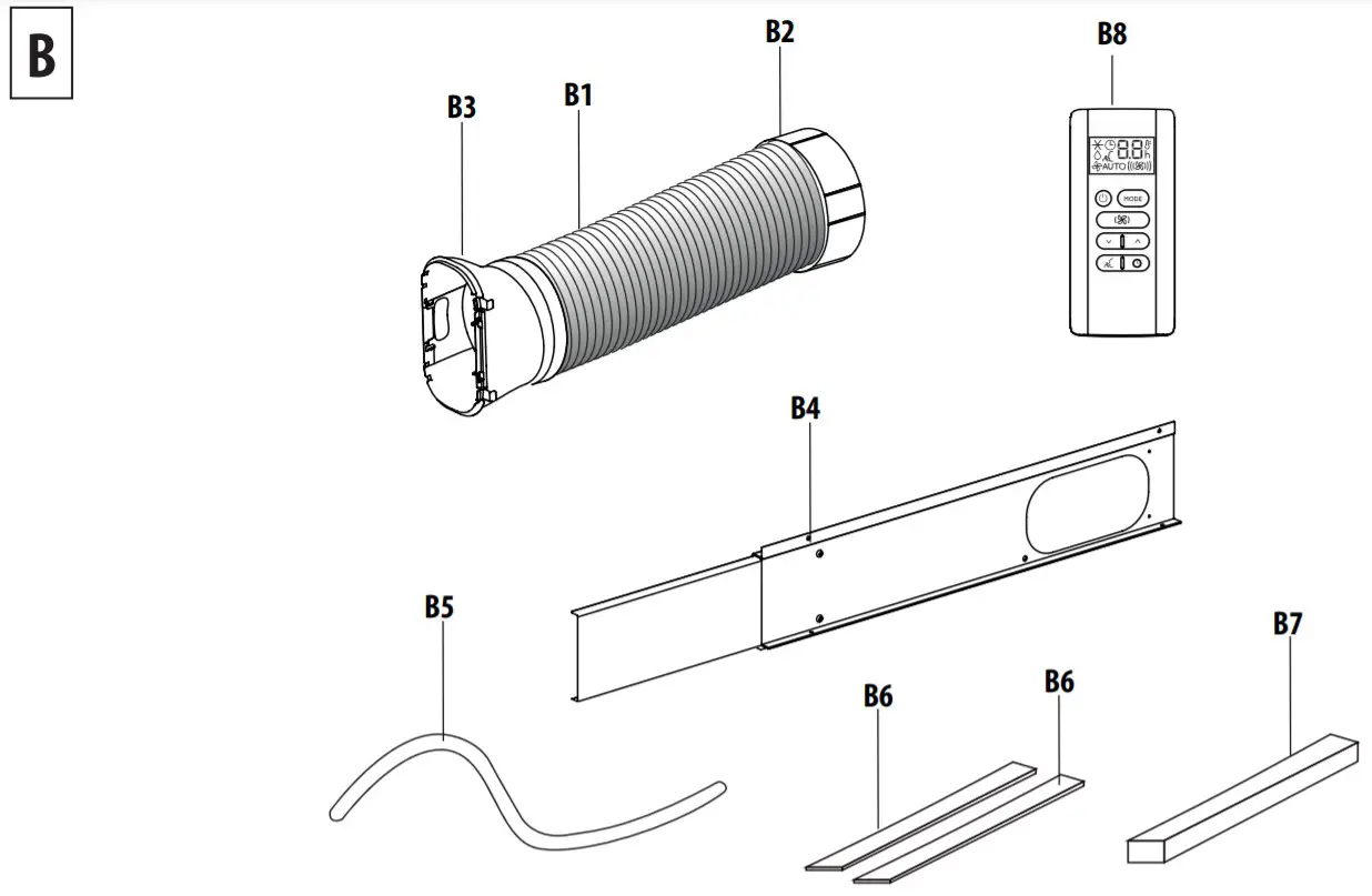 Delonghi EL376 550 sq ft Portable Air Conditioner - fig3