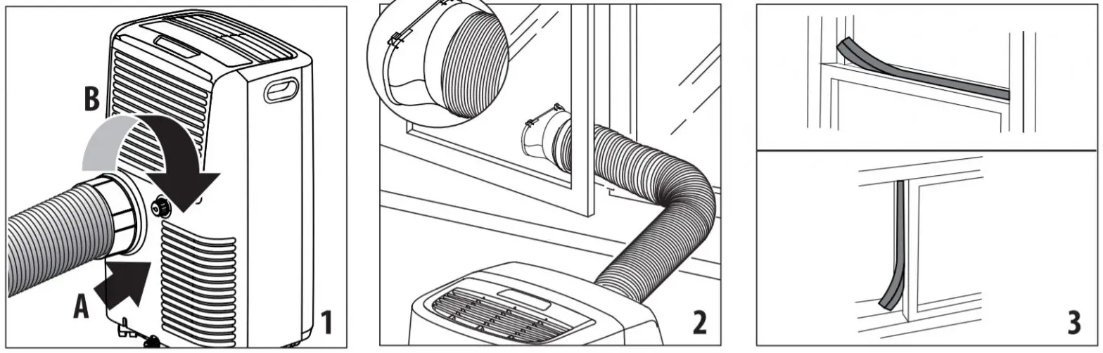 Delonghi EL376 550 sq ft Portable Air Conditioner - fig5