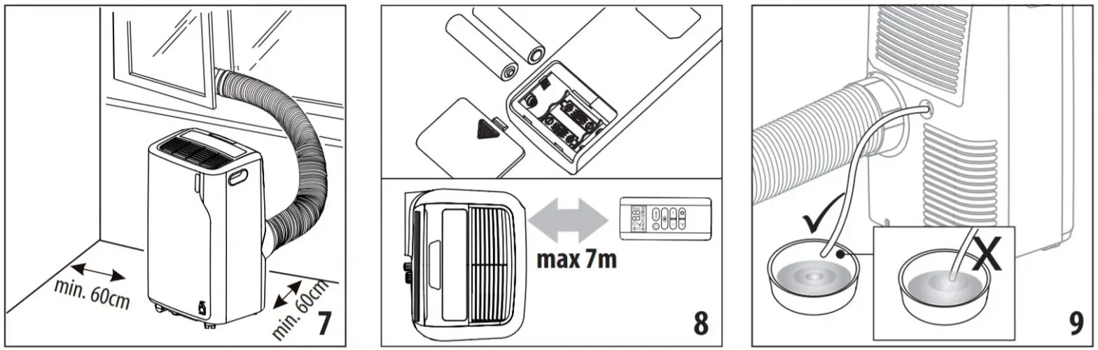 Delonghi EL376 550 sq ft Portable Air Conditioner - fig9
