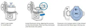 FIG 8 First time pressure cooking