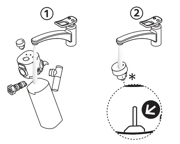 Clean the interior of the milk tank