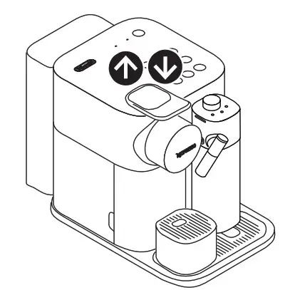 DeLonghi Nespresso Lattissima Coffee Machine - Lift and close the lever to eject